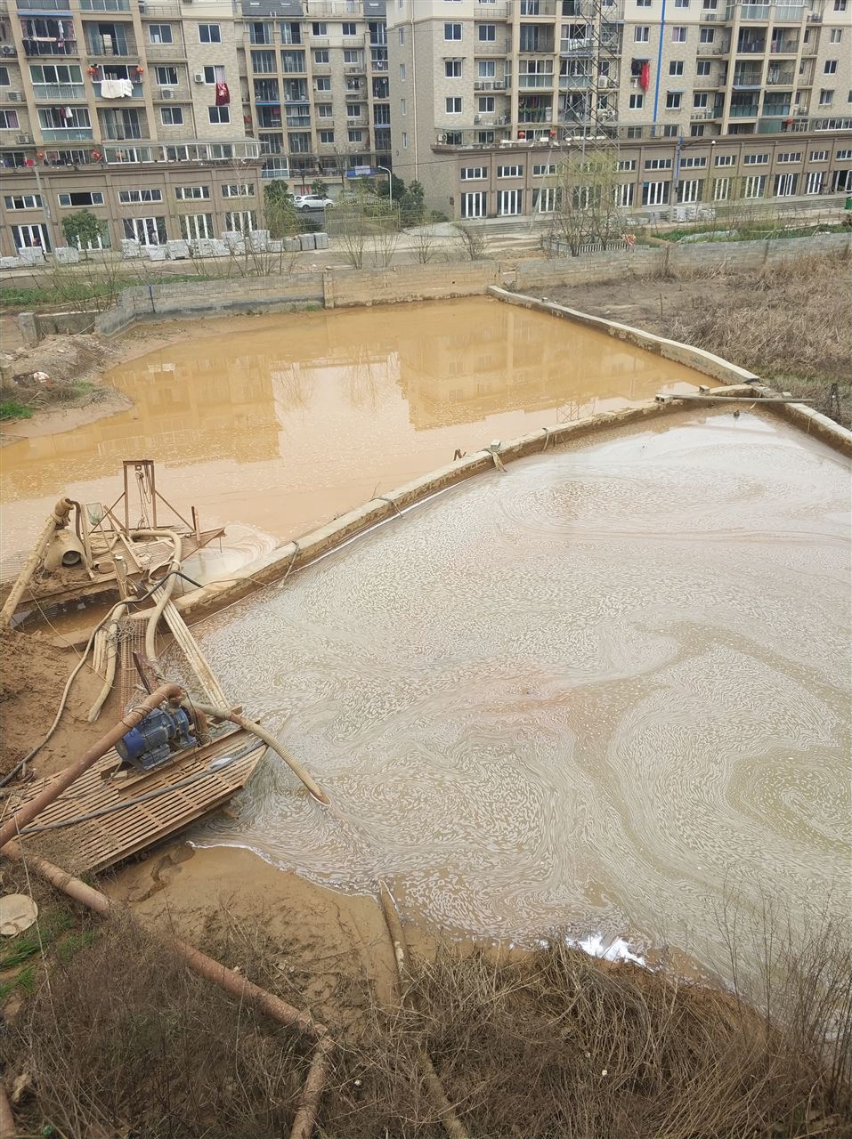梅江沉淀池淤泥清理-厂区废水池淤泥清淤
